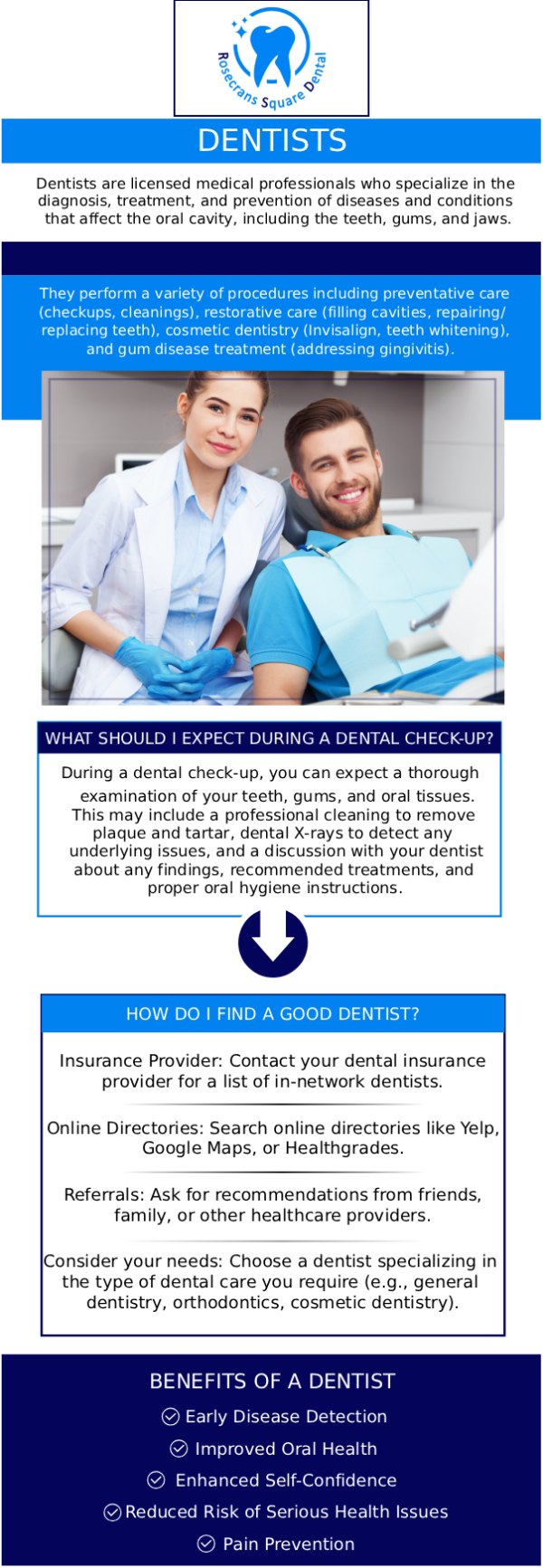 Finding a trusted dental care clinic is essential for maintaining your oral health and achieving a confident smile. At Rosecrans Square Dental, Dr. Eun Soo Lee offers comprehensive dental services, including preventive, restorative, and cosmetic care, tailored to your unique needs. We provide competitive pricing and flexible payment options to ensure quality care is accessible to everyone. For more information or to book an appointment, contact us today! We are conveniently located at 11818 Rosecrans Ave, Ste B, Norwalk, CA 90650.