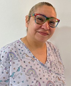 Maria Coronado at Rosecrans Square Dental Clinic in Norwalk, CA