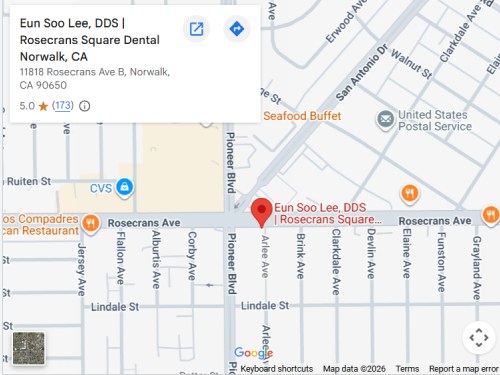 Get Directions from your location to Norwalk Rosecrans Square Dental Clinic in Norwalk, CA